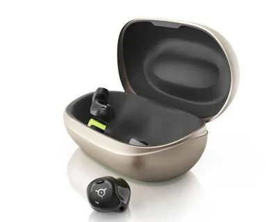 Phonak Virto Infinio hearing aid &mdash; Side view (placeholder, final product photos to be added)