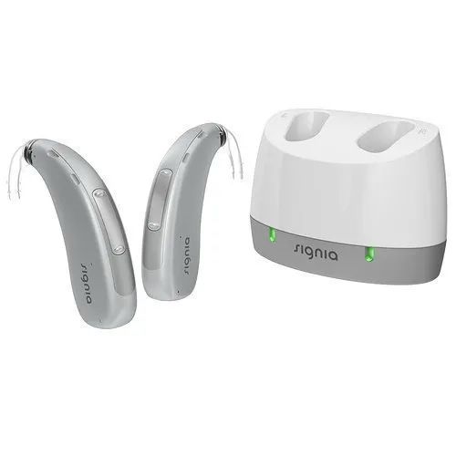 Signia hearing aids with charger